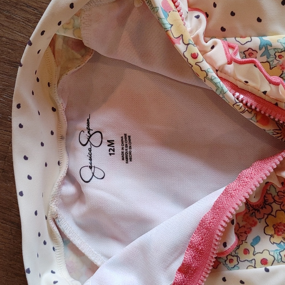 Jessica Simpson Rashguard Swimsuit - Picture 3 of 6